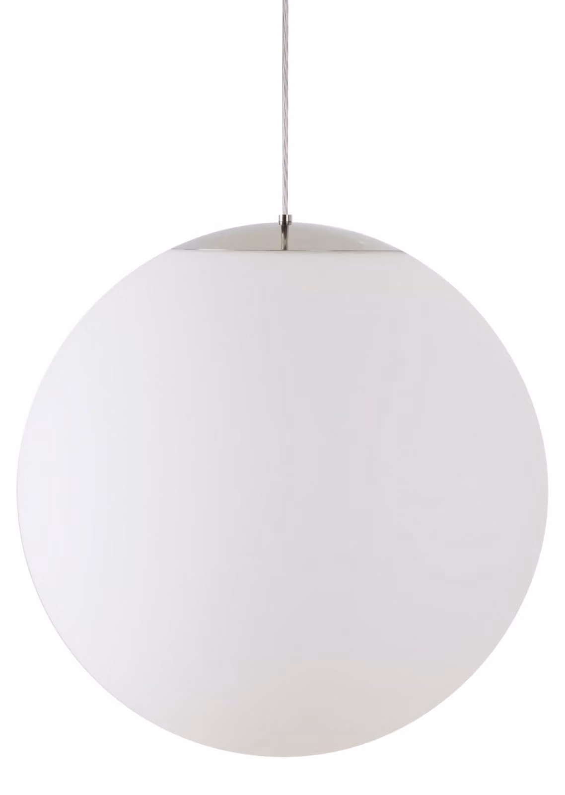 OSMONT ISI60776 ISIS S5 PM-M HP Lampada a sospensione in plastica, acciaio inossidabile/bianco, grado di protezione IP40, 4000 K, LED da 65 W