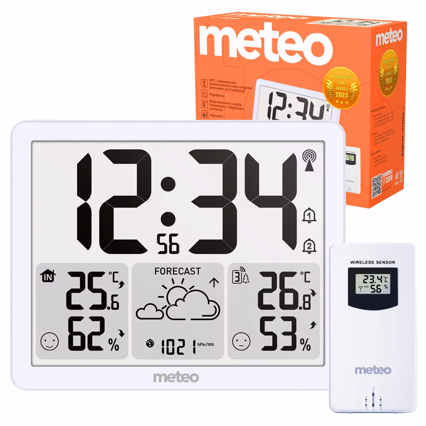 Stazione Meteorologica Meteo Sp209 – Sensore Wireless, Barometro, Dcf, Termometro