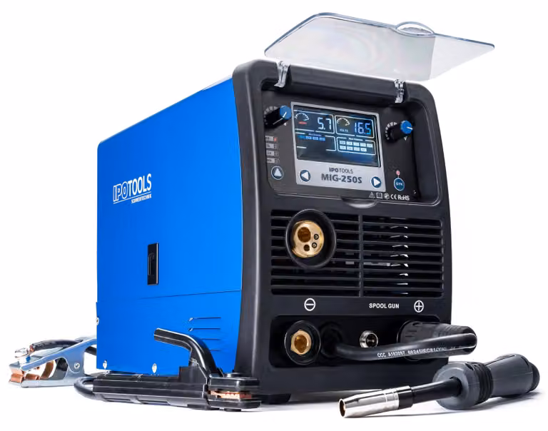 Apparecchio di saldatura MIG MAG 250A - Inverter sinergico - Multifunzione - 230V