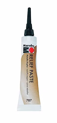 Marabu 787-Pittura rilievo in pasta, 20 ml, colore: rame