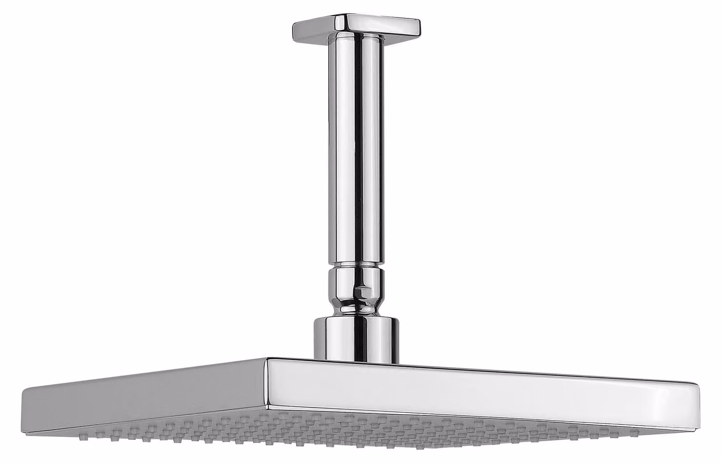 LAUFEN Ensemble de douche de pluie, 202x202mm, avec bras de douche, montage au plafond, chromé, HF960107100001, HF960107100001