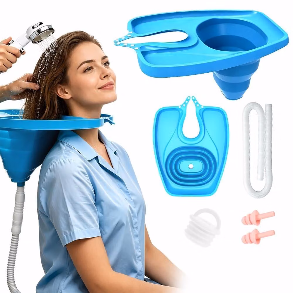 Lavello pieghevole per lavare i capelli, ideale per uso domestico