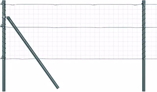 Palo della recinzione 52 pz Verde 3,2 x 3,2 x 80 cm CFW9375125