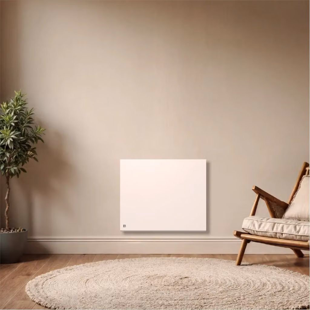 Radiatore elettrico in ceramica Bestherm NESSA CONNECT 500W con Wi-Fi e controllo tramite app, Bianco – 2
