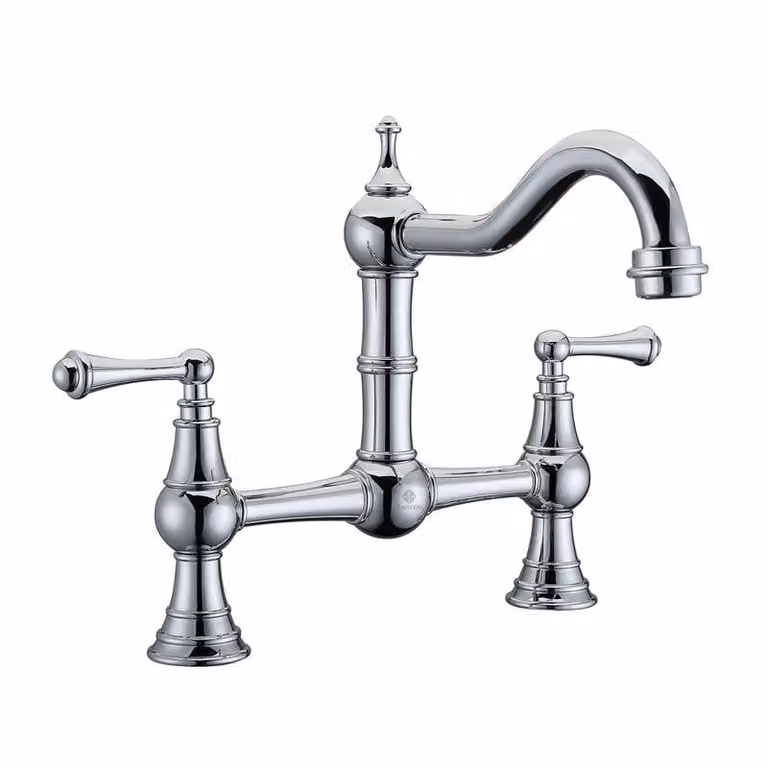 Miscelatore lavello cucina retro argento cromo CHESTER