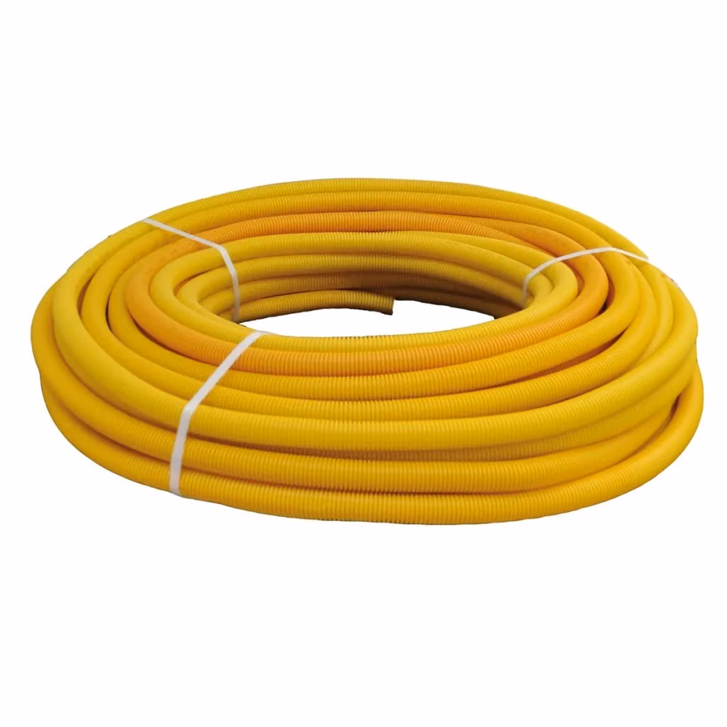 Tubo Multistrato Nicoll Gas Corrugato in Alluminio Giallo Ø 26 mm x 3 mm, 25 m – 2
