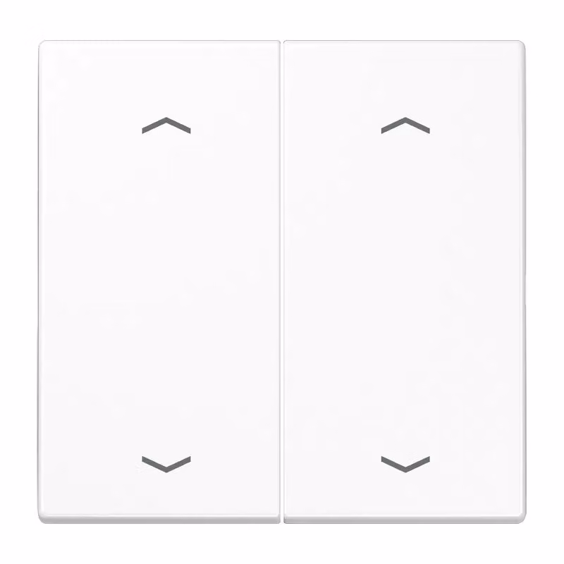 Jung ENOLS995MPWW Trasmettitore da parete wireless EnOcean con simboli, bianco alpino