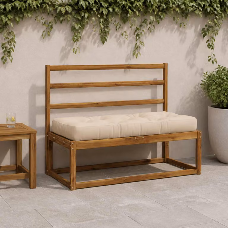 Cuscino per Pallet vidaXL VIANEN in Poliestere Beige con Rivestimento Lavabile e Resistente ai Raggi UV