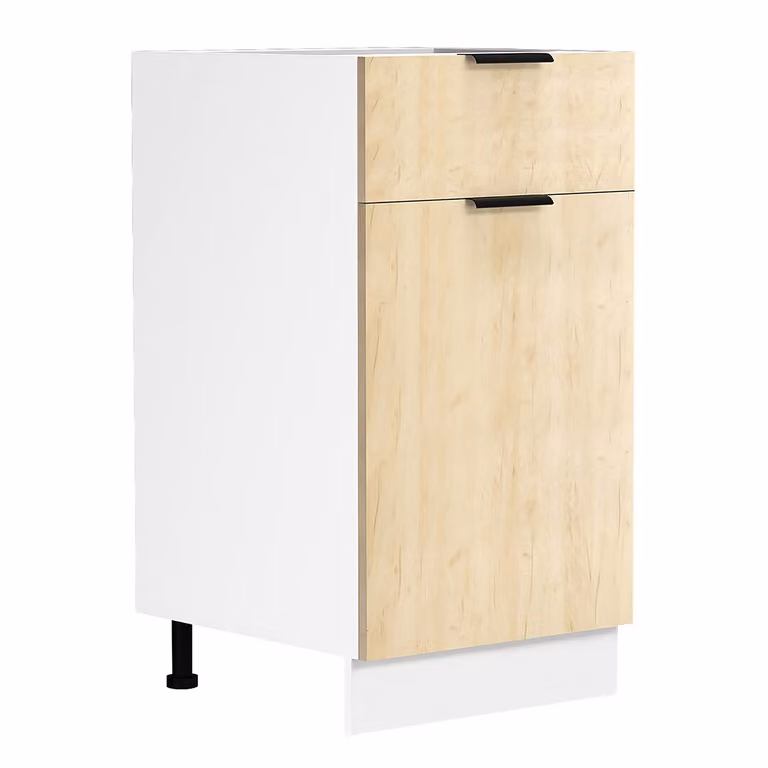 Armadio da cucina | Dimensioni ca. H. 82 x W. 40 x D. 46 cm | Armadio con porta girevole e cassetto | Mobili da cucina - Fasola