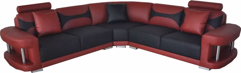 Leder Modern XXL Couch Wohnlandschaft Ledersofa Sofagarnitur Sofa L-Form mit USB