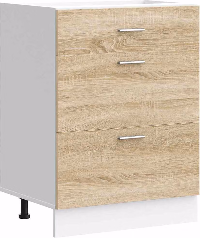 Base da Cucina “Lyon” Rovere Sonoma in Legno Multistrato