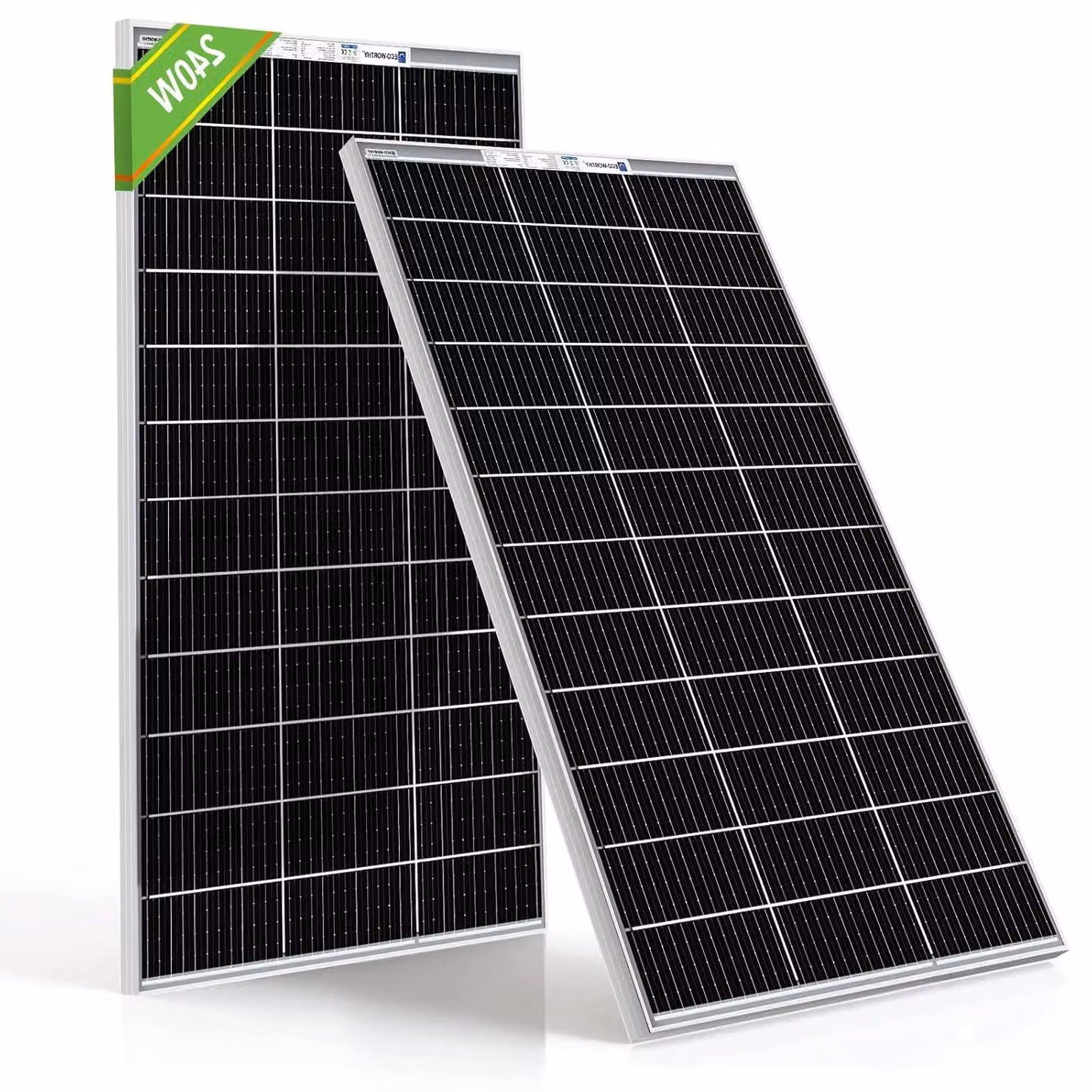 Pannelli solari bifacciali - Set di pannelli solari - Pannello solare - Pannello solare monocristallino - 240W (2x120W)
