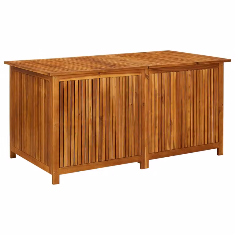 Contenitore da Giardino 150x80x75cm in Legno Massello di Acacia