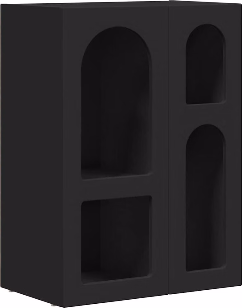 Credenza Nero 59 x 35 x 80.5 cm Legno multistrato