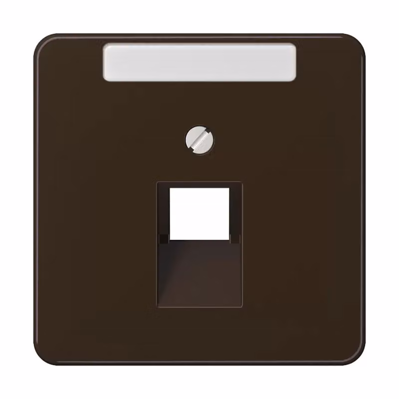 Jung CD569-1NAUABR Copertura con campo di scrittura 6 x 37 mm marrone