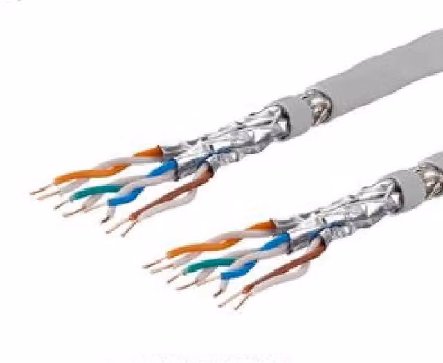 Cavo di rete Ethernet LAN Cat 7 Maxtech, matassa da 200 m, colore grigio