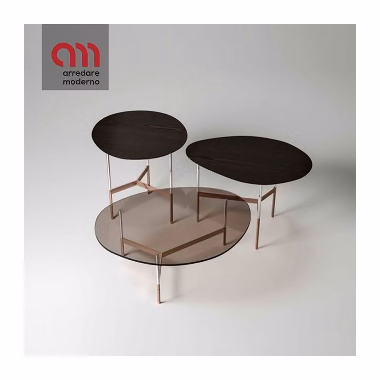 Tavolino After9 Tonelli Design piano in legno
