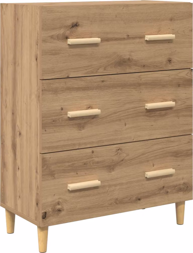 Credenza Rovere artigianale 69,5 x 34 x 90 cm Legno multistrato