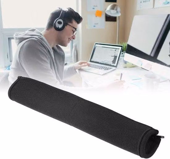Cuscinetti per l'archetto delle cuffie, cuscinetti per cuffie, compatibili con Audio-Technica ATH-MSR7/M30X/M40X/M50, neri, ideali per lunghe serate all'insegna della musica