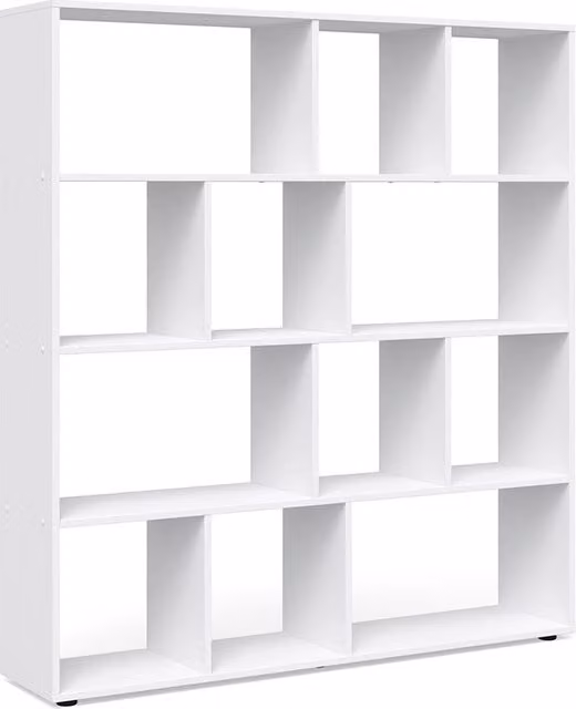 Scaffale Pilar Vicco Bianco in stile Scandinavo L: 131.6 cm, H: 143 cm – 1