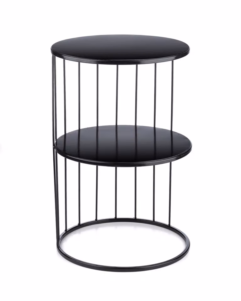 Atmosphera | Tavolino - Kobus - Nero - Design moderno - Superficie di appoggio funzionale