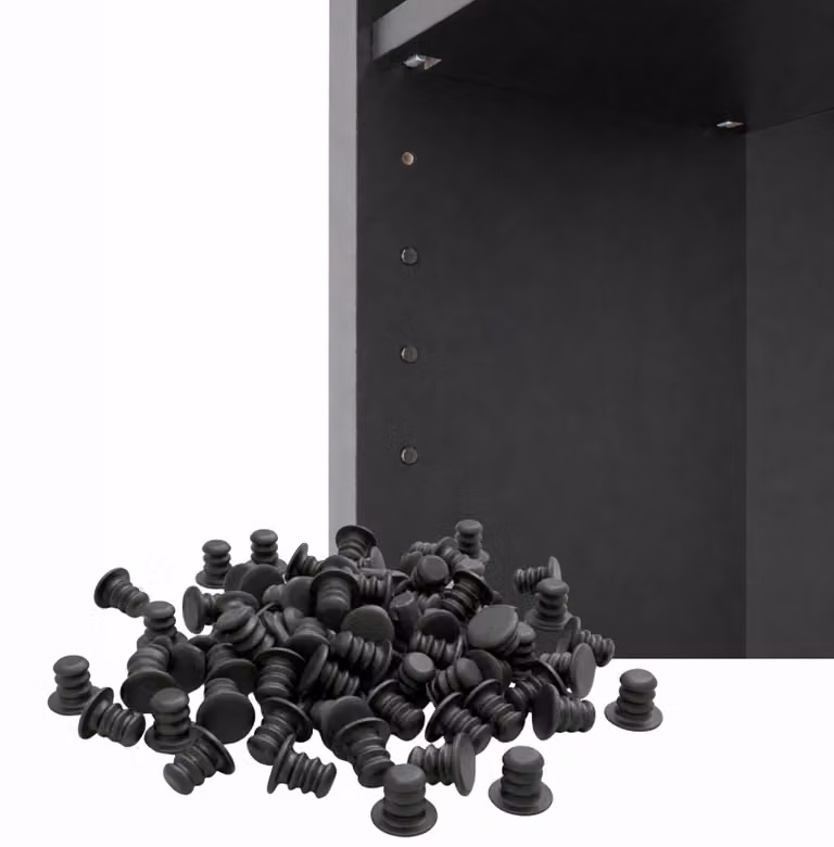 120 tappi ciechi, neri, diametro 2,9 mm, per coprire i fori