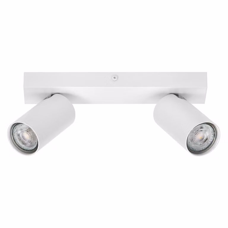 OSRAM LED SPOT OCTAGON 2 x 3,4W, GU10, 460lm, bianco, temperatura di colore 2.700K, colore della luce bianco caldo, design senza tempo, lampada LED sostituibile, ideale per interni, CRI 90, teste regolabili
