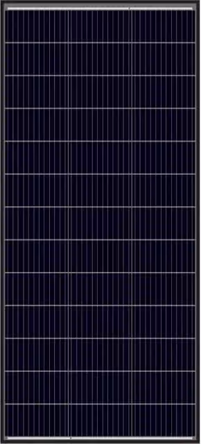 Pannello Solare Monocristallino Alcapower 200W Nero con Efficienza del 20,8%, L: 148,5 cm, P: 66,8 cm, H: 3,0 cm