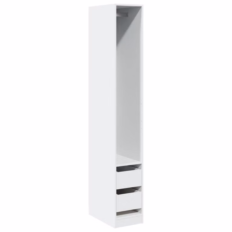 Armadio Bianco 30x50x200 cm in Legno Multistrato