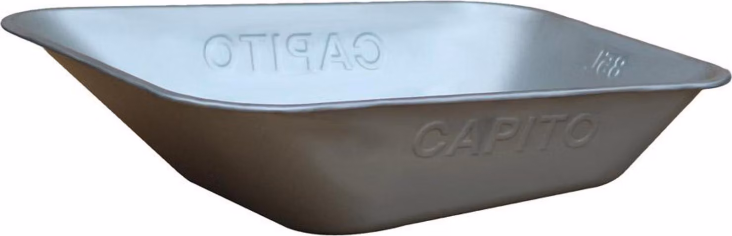 CAPITO corpo carriola Carry 85l lamiera d'acciaio (1 mm), zincato - 10100