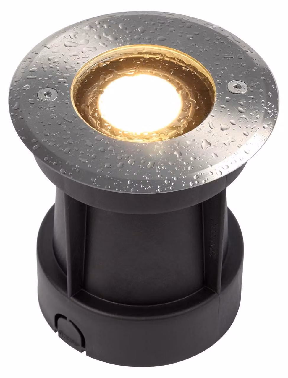 Fareto a incasso LED GU10, 5W, luce calda, grado di protezione IP67, resistente all'acqua, acciaio inossidabile