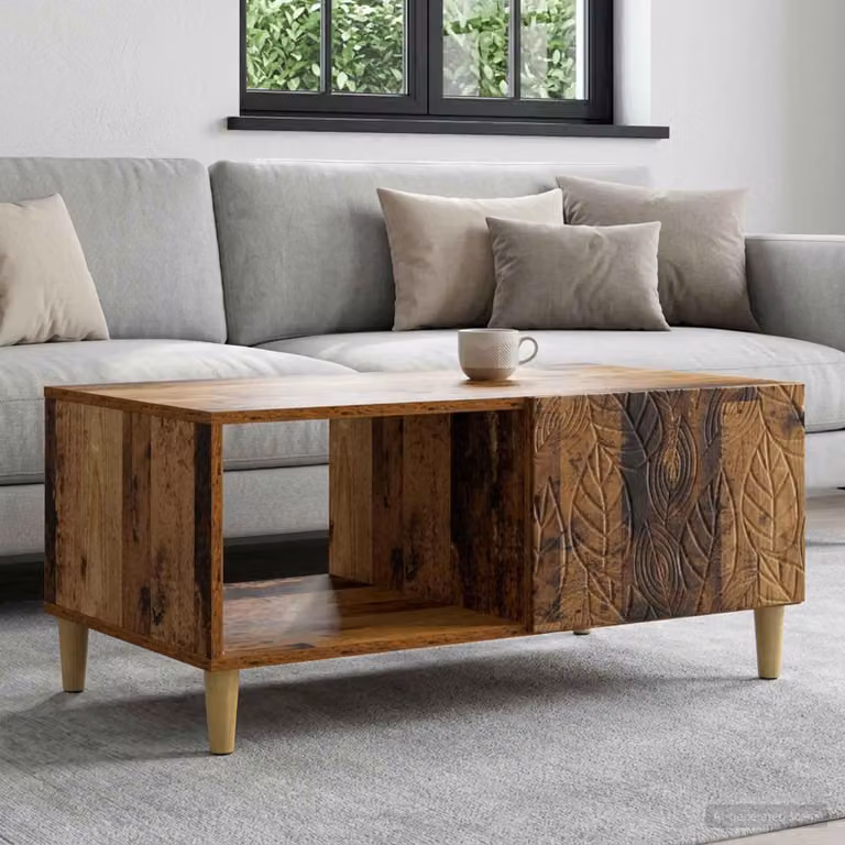 Maison Exclusive - Tavolino in legno antico 90 x 50 x 40 cm Materiale ligneo