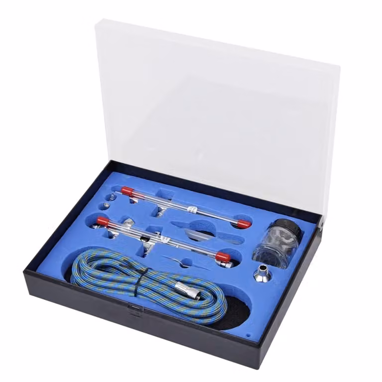 Set Aerografo con 2 Spruzzatori