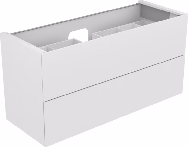 KEUCO EDITION 11 meuble sous-lavabo, 2 tiroirs frontaux, 1400x700x535mm, 31362180000, 31362180000