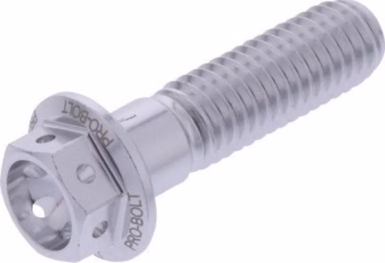 Bullone JMP 6 bordi M8x1,25mm 30mm Alluminio Racing argento per Aprilia SR R LC Street WWW AC Leonardo Factory Stealth Area 51 Euro4 Sonic Habana