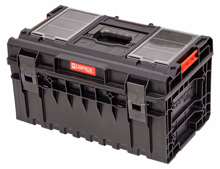 Valigetta per attrezzi, dimensioni 58 x 38 cm, in plastica impermeabile, capacità 38 litri