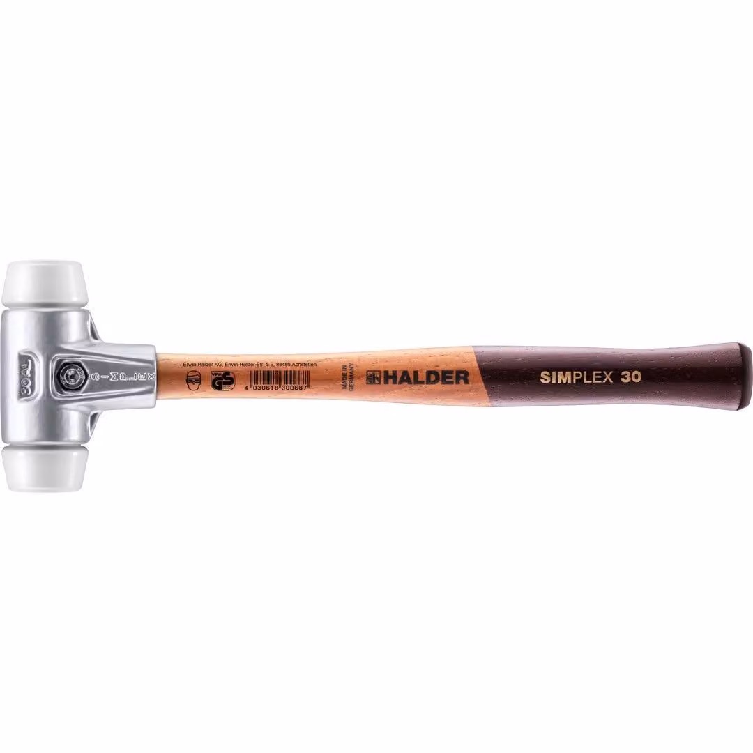 Mazza SIMPLEX a facce morbide, superplastica; con..