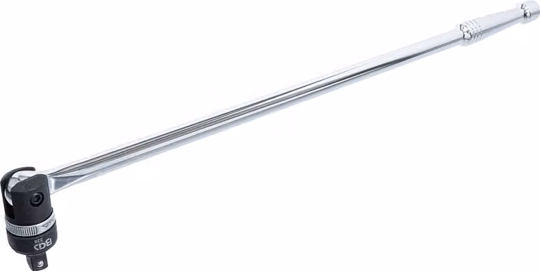 Impugnatura articolata BGS con uscita a cricchetto reversibile a comando quadro 12,5 mm (1/2") 620 mm