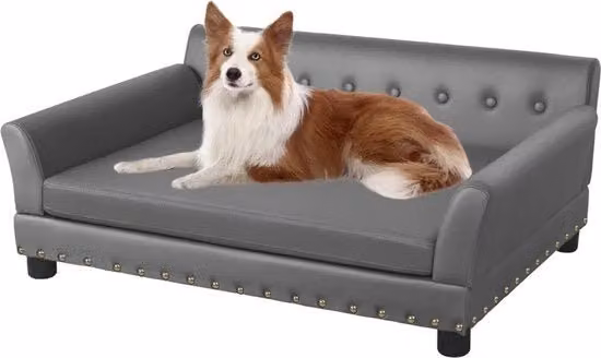 Casa per cani XL ItsIn grigia in ecopelle impermeabile L: 120 cm, P: 74 cm, H: 40 cm