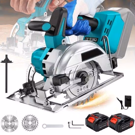 Seghetta circolare elettrica - Mini - Senza manici - Regolabile