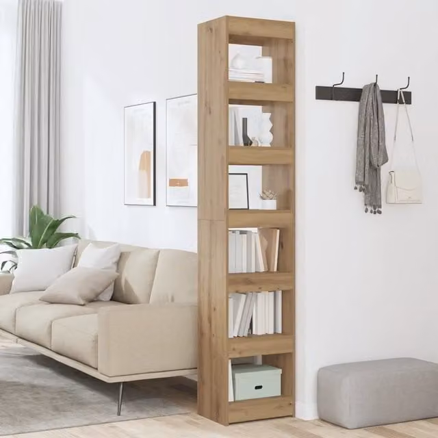 Libreria/Divisorio Rovere Artigianale 40x30x198 cm 856813