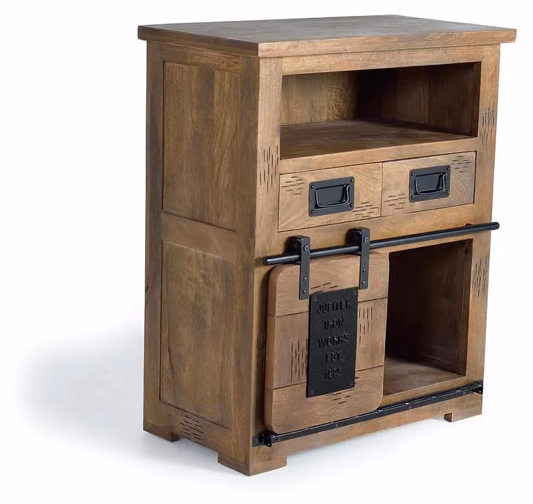 Jupiter Sideboard aus Mangoholz, 90 x 75 x 40 cm Giner y Colomer