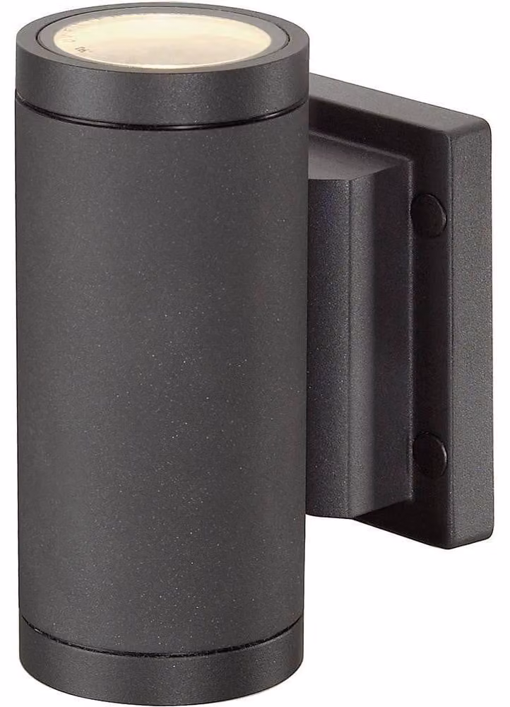Lampada a parete per esterni, attacco GU10, 35W, colore antracite, grado di protezione IP55