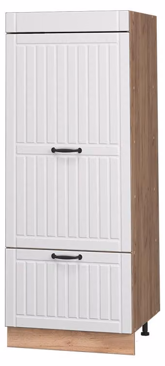 Dispensa da cucina Vicco Fame-Line Bianco rustico/Rovere dorato 60 cm, Model 62666