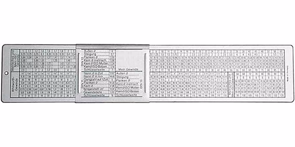 Formato Cursore filettato DIN 260x50 mm