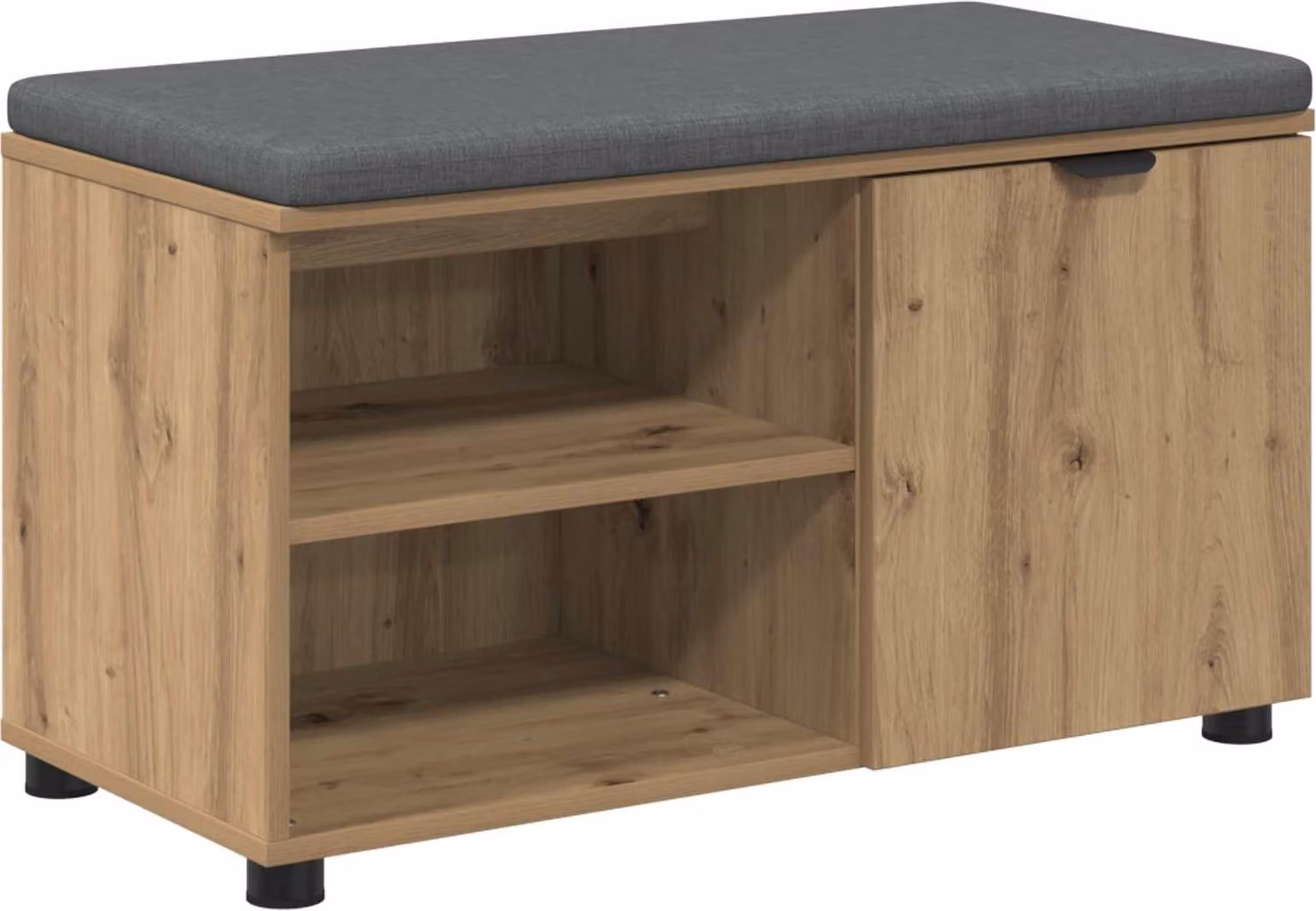 Panca per ingresso con porta Rovere Artigianale 80 x 38 x 46 cm