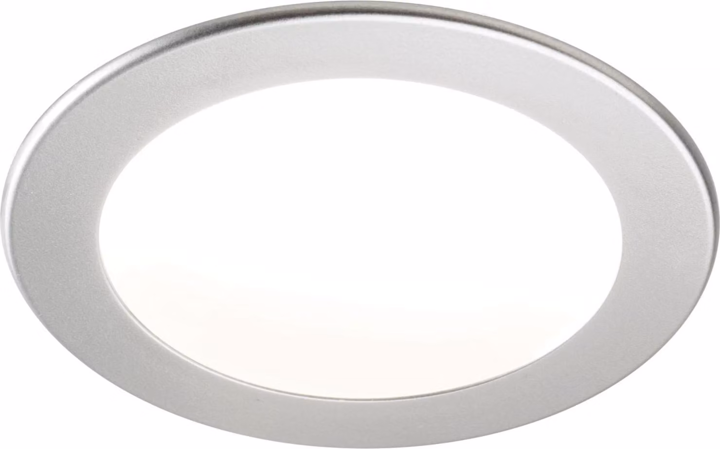 DOMUS LINE Plafoniera da incasso Smally XS D-Motion, effetto acciaio inossidabile