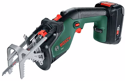 Sega da giardino a batteria Bosch Keo 18V verde