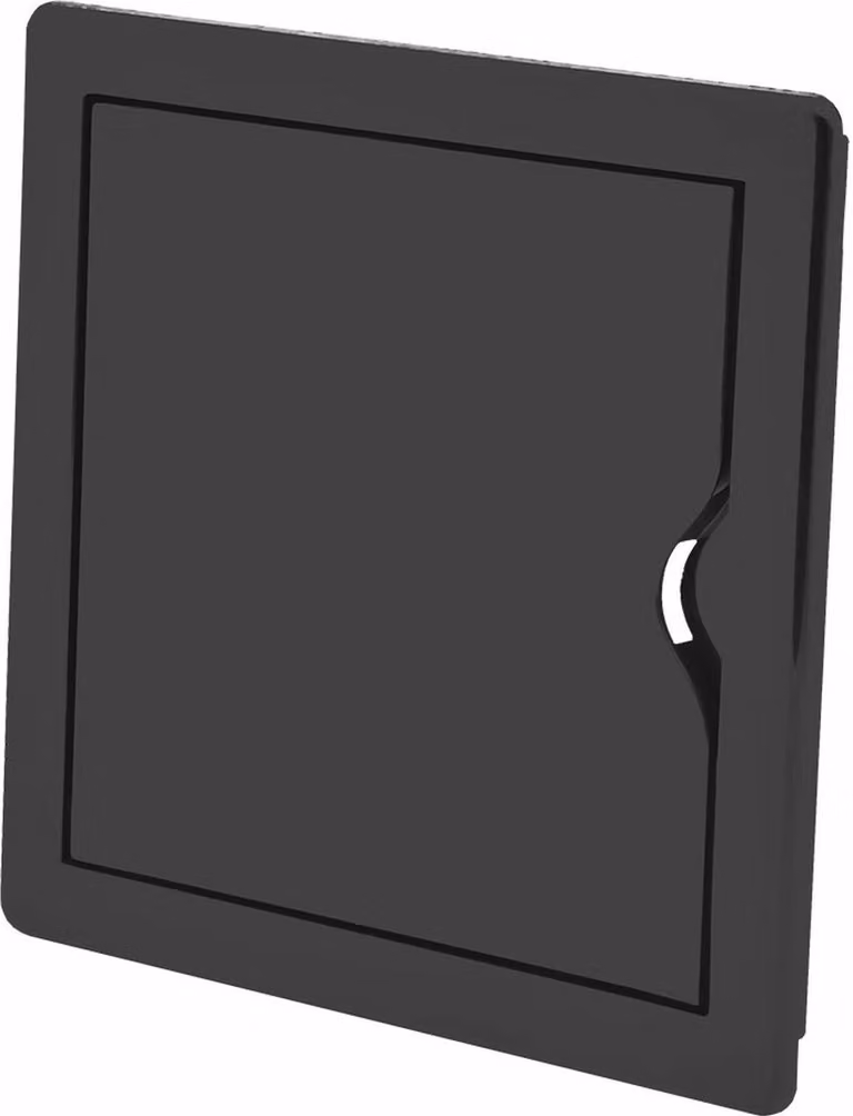 EDM Coperchio di registro 87746 Antracite Quadrato da incasso 21,5 x 21,5 cm