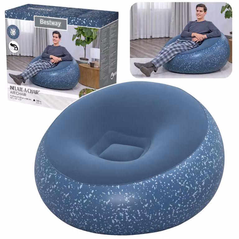 Sedia Gonfiabile Gonfiabile Blu Bestway 75154